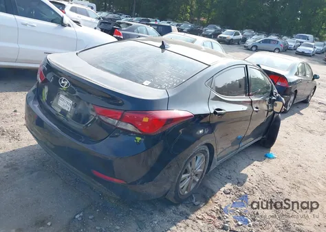 2014 Hyundai Elantra Se (Ulsan Plant) from USA, damaged, VIN KMHDH4AE0EU101787